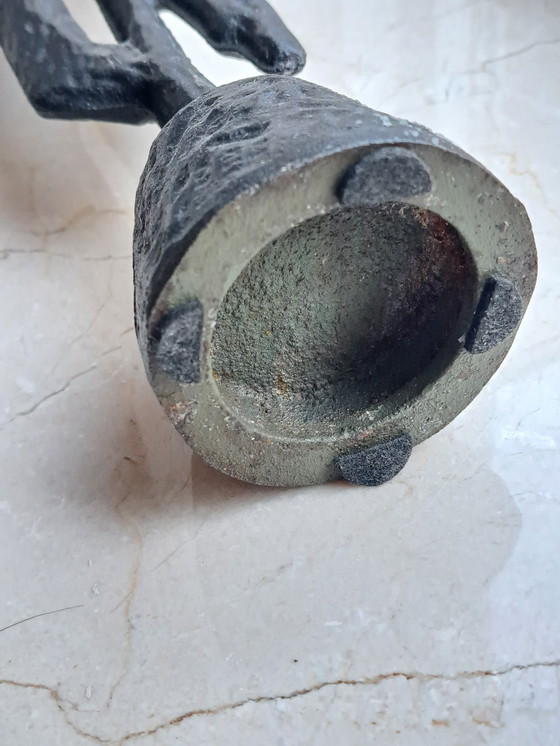 Image 1 of Candelabro brutalista di Horst Dalbech, anni '60/'70