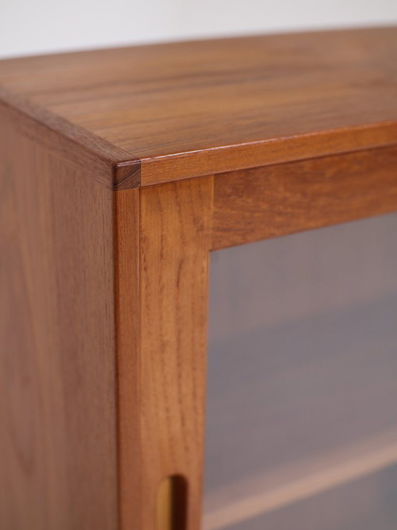 Image 1 of Cassettiera con vetrina Brouer in teak, vintage danese anni '60