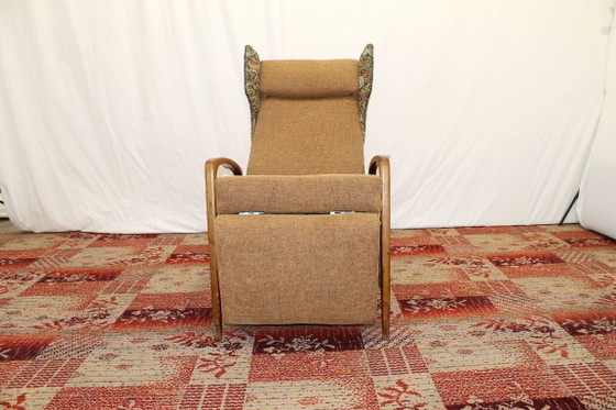 Mid-Century deutscher Relaxsessel, verstellbare Loungesitzgelegenheit, 1970er, Deutschland (photo 3 of 8)