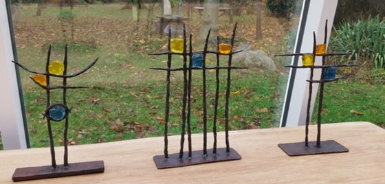 Image 1 of JLB Triptychon Mrs Universe – Bruder Sonne, Schwester Mond, Mutter Erde – Dreifaltigkeit