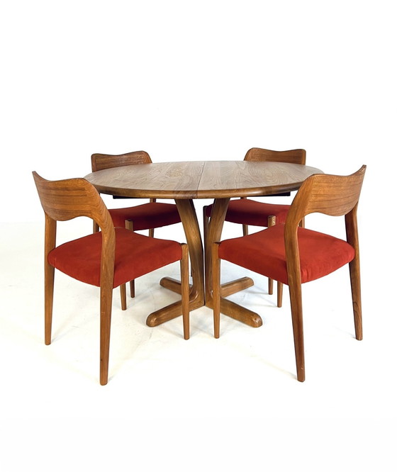 Image 1 of Extendable Dining Table Johs. Kristoffersen & Son