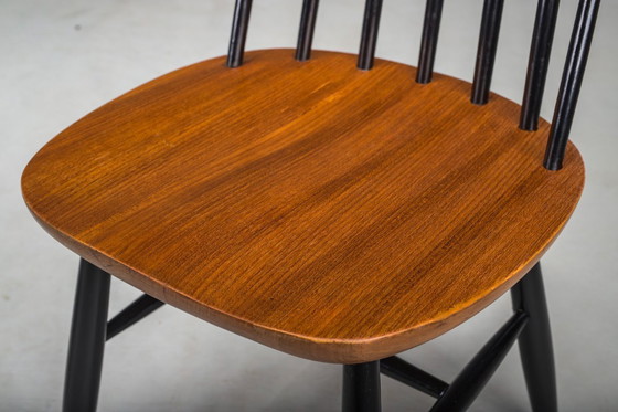 Image 1 of Satz Fanett-Esszimmerstühle von Ilmari Tapiovaara, 1960er Jahre