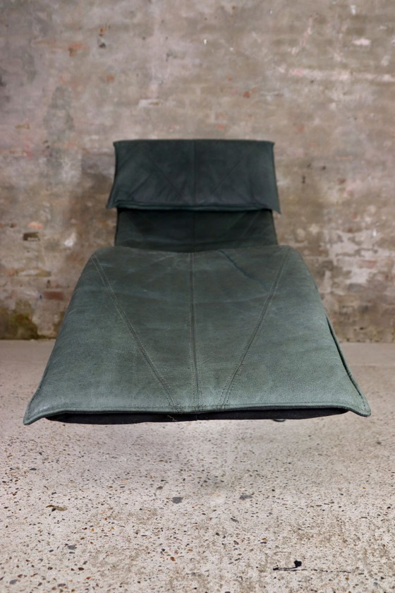 Image 1 of IKEA Skye Sessel aus grün gegerbtem Leder - Tord Björklund