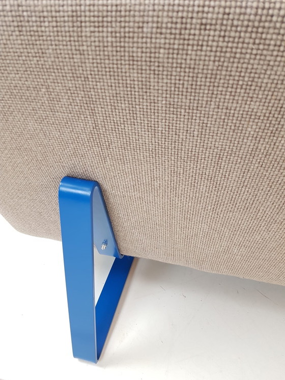 Image 1 of Vintage Artifort bank Kho Liang Le beige bruin wol ploegstof