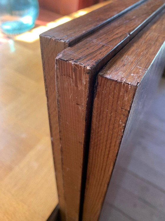 Vintage wandplanken van Rio palissanderhout – Wandrek, Wood, Metal (photo 10 of 12)