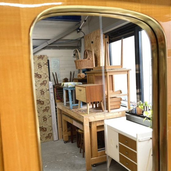 Image 1 of Large mid-century vintage 5-door wardrobe, sixties linen cupboard, demountable