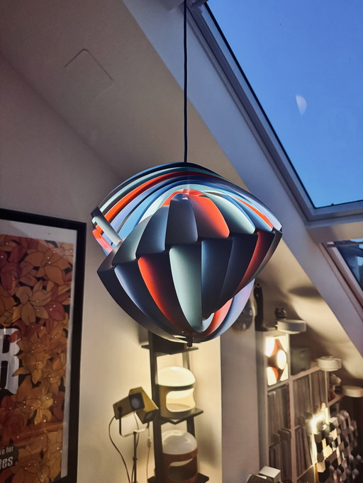 Louis Weisdorf pour Lyfa Design Lampe "Konkylie", Danemark 1964 - Superbe pièce d'apparat vintage de la modernité du Mid Century