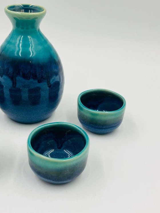 Mino Seiryu ceramic Japanese sake set – Crockery (photo 10 of 11)