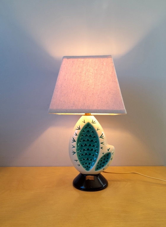 Image 1 of Kaktuslampe aus Steingut 1960