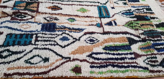 Image 1 of Handgeknoopt Berber kleed wol 247x154cm