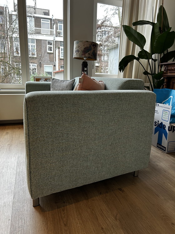 Image 1 of Moderne 2.5 zits bank turquoise