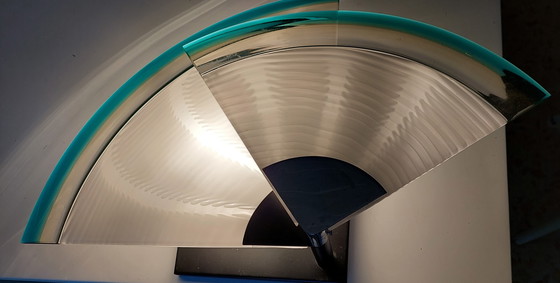 Image 1 of Murano wandlamp uit het midden van de 20e eeuw van Leucos