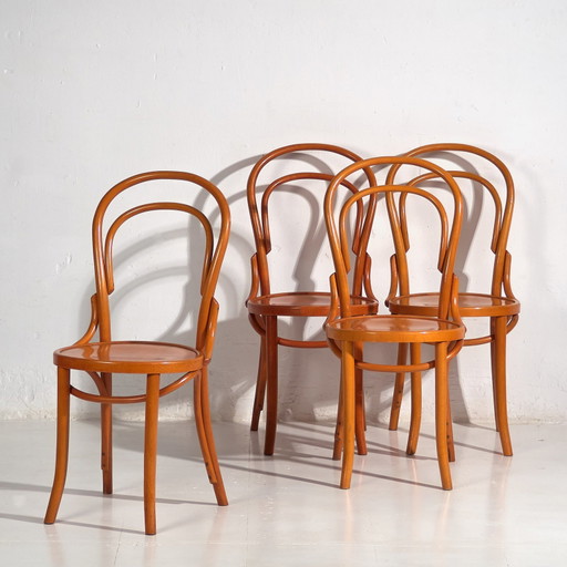 Chaises Thonet antiques (c.1920). Lot de 4 pièces #5