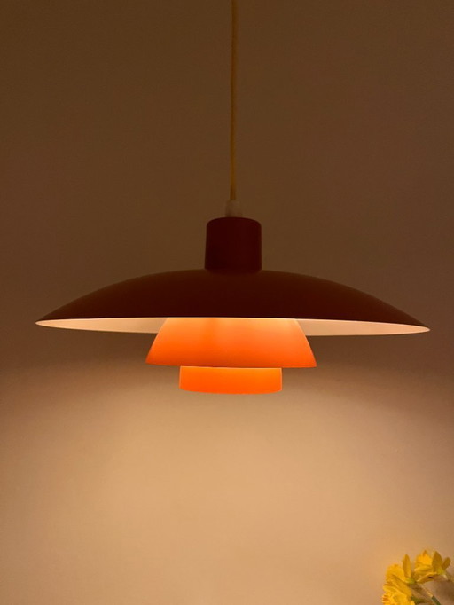 Vintage Louis Poulsen PH4/3 + reflector - Poul Henningsen - PH4 lamp