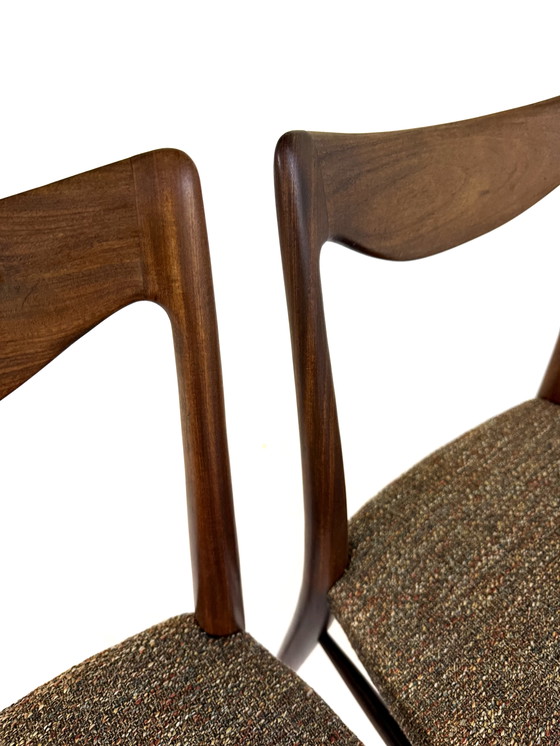 Image 1 of 4 sedie da pranzo restaurate, Rastad & Relling '60