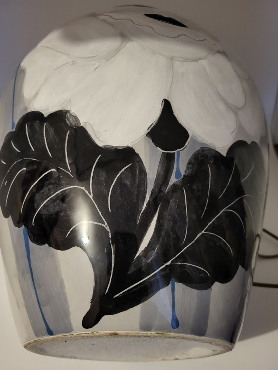 Image 1 of Hubert Olivier ceramic lamp, France, 1980