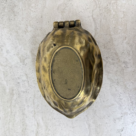 Image 1 of Brass Walnut Shaped Nut Cracker, 1970's