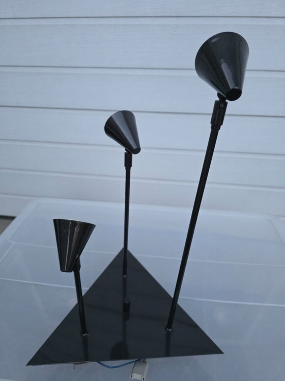 Image 1 of Bellissima lampada da soffitto vintage con 3 faretti regolabili e dimmerabili di Hala per Zeist.