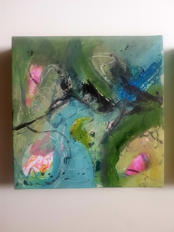 Image 1 of 2 Acrylic paintings,I come out of the egg