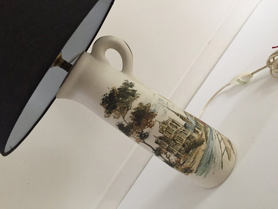 Lampada in Ceramica Artigianale Cazalas – Lampade da tavolo, Textile (photo 2 of 17)
