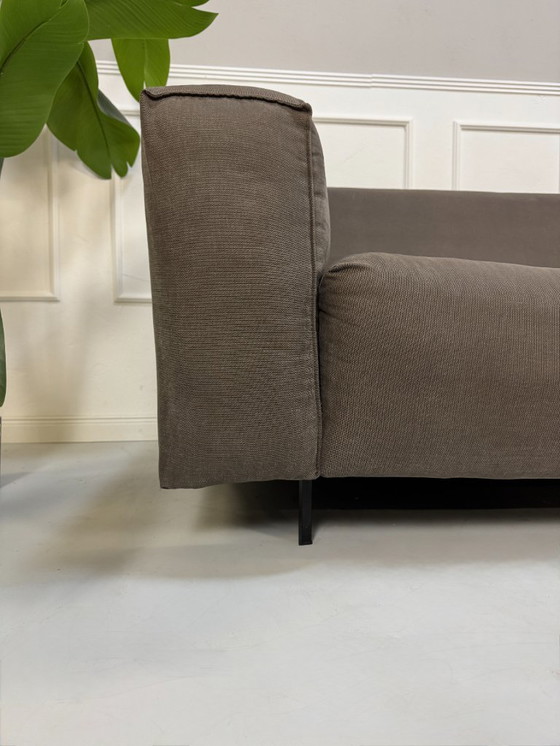 Image 1 of Rolf Benz Grata Canapé Tissu Marron Canapé Banc