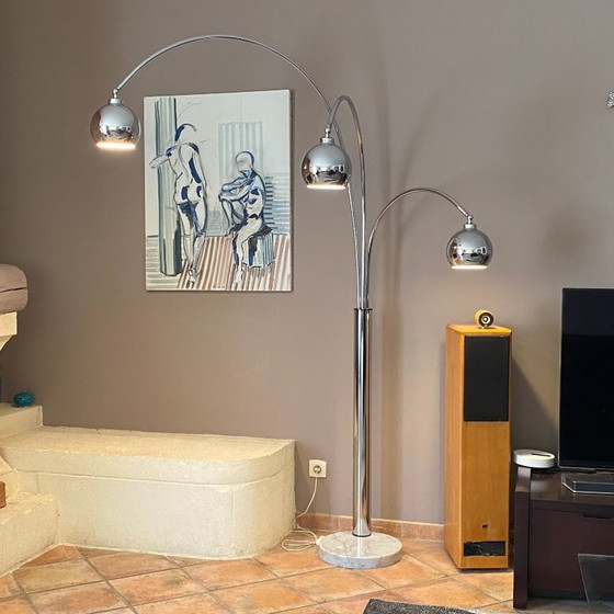 Image 1 of MUGUET vloerlamp van Goffredo REGGIANI. 1970.