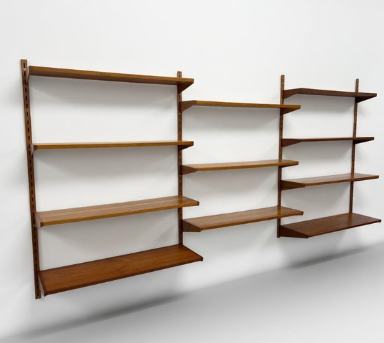 Image 1 of Teakhouten rekkensysteem van Kai Kristiansen voor Feldballes