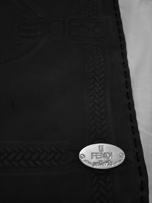 Leather FENDI saddlebag