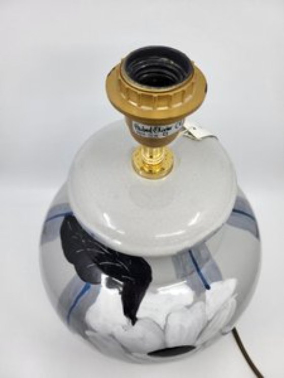 Image 1 of Hubert Olivier ceramic table lamp, France, 1980