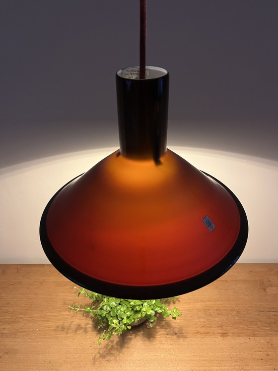 Image 1 of Holmegaard P&T Pendelleuchte - Michael Bang - Lampe aus mundgeblasenem Glas - Danish Design