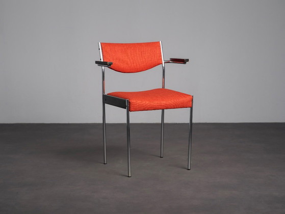 Set of 4 Modernist Dining Chairs by Thereca, Netherlands, 1960s – Textile (photo 4 of 12)