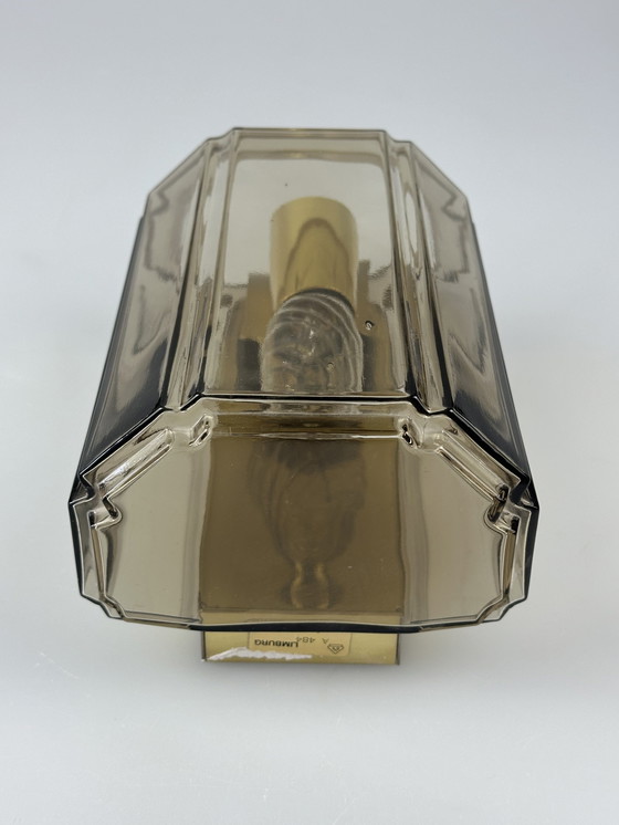 Image 1 of 60s 70s aplique Glashütte Limburg Alemania vidrio y metal Age Design