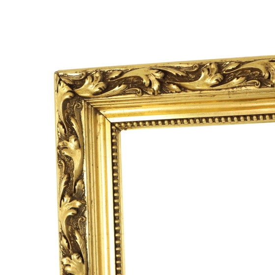 Image 1 of Antieke Barok Stijl Lijst Bladgoud