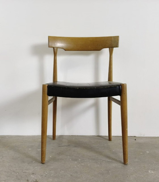 Image 1 of Vintage leather dining chairs