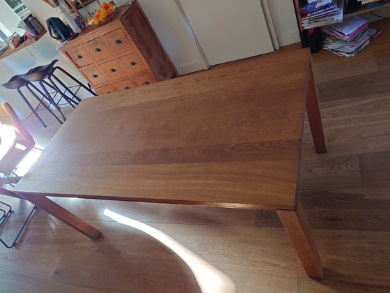 Image 1 of Goossens Solid Oak Table