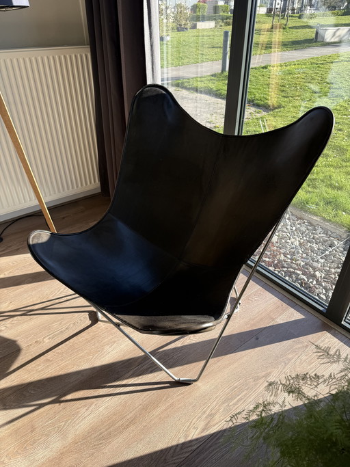 Pampa Mariposa Butterfly Chair - Cuero - armchair leather