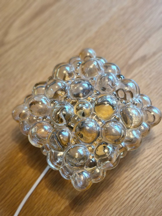 Image 1 of Lampada da soffitto vintage a bolle Helena Tynell Glashutte Limburg