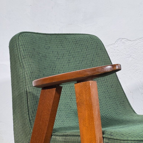 Chierowski Type 366 Lounge Chairs, Pair, 1960s – Józef Chierowski, Armchairs, Textile (photo 12 of 13)