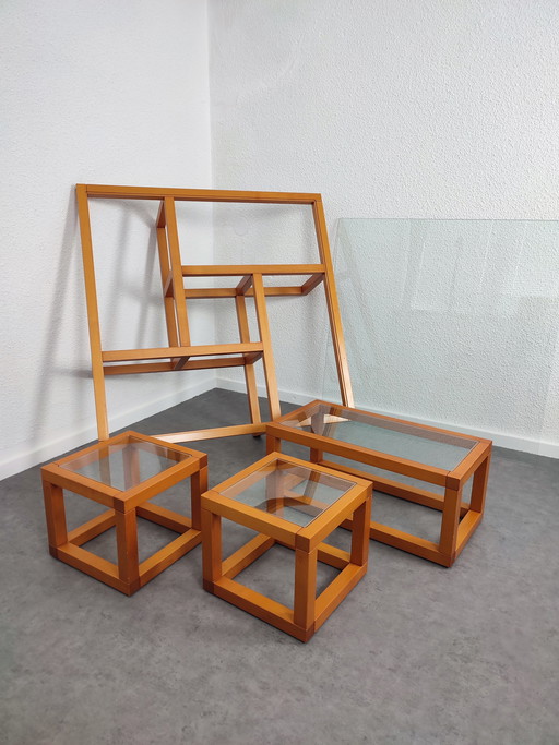 Mesa de centro modular Roche Bobois años 80