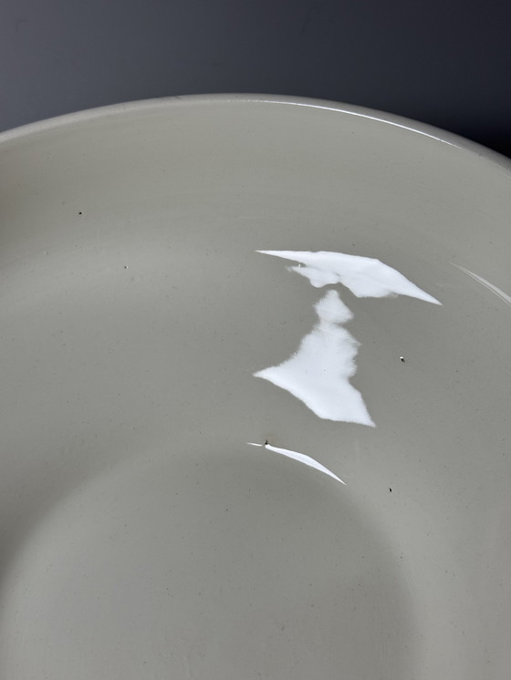 Image 1 of Zuppiera Art Déco vintage con sottopiatto – Boch Frères, Belgio, anni '40