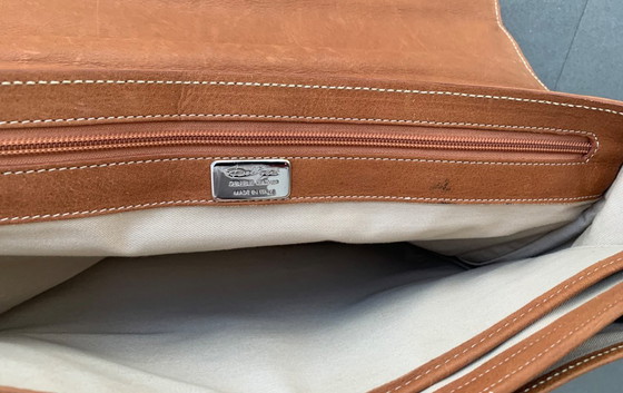 Image 1 of aktentas Dell'Ga Italia - zacht leer