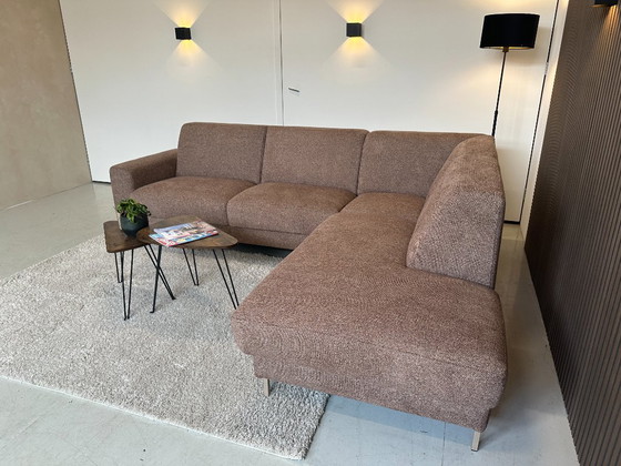 Image 1 of Divano campione marrone/rosso in condizioni pari al nuovo, 267x220 cm