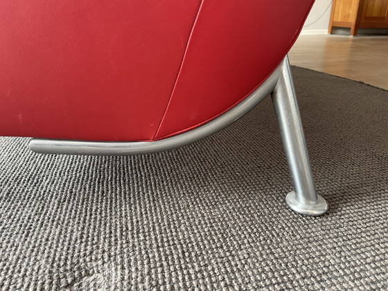 Image 1 of Canapé design 3 places en cuir Leolux Rooby – état impeccable – 2x