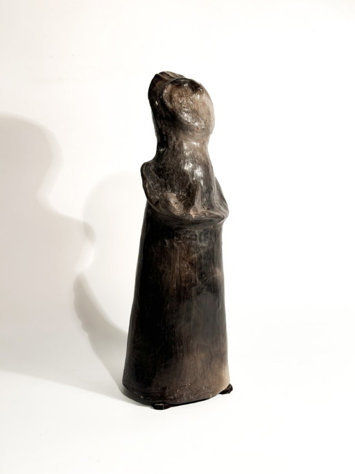 1950s Italian Artist Maternity Ceramic Sculpture – beeldhouwkunst