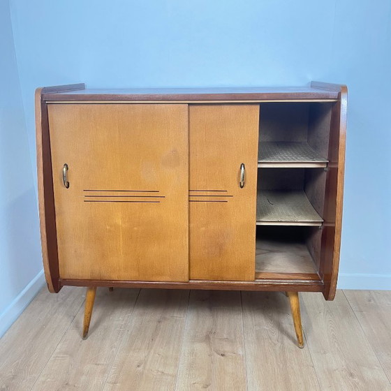 Image 1 of Vintage wooden shoe cabinet, 1960