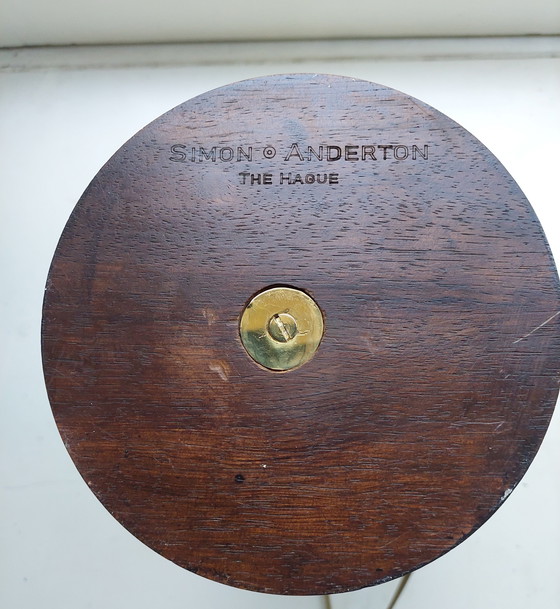 Image 1 of WW2 Artillery shell table lamp. 