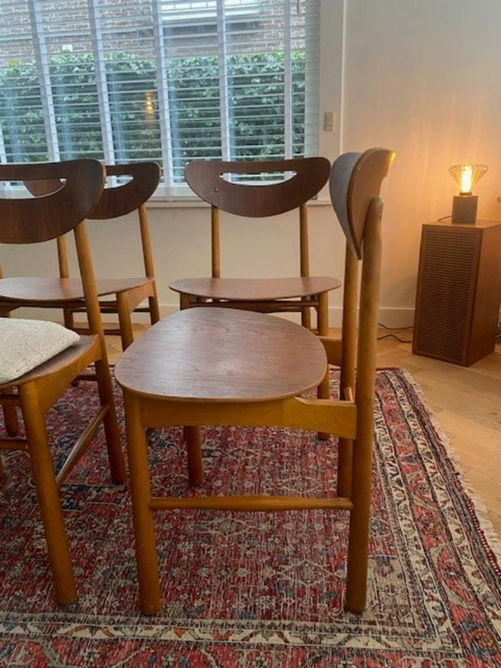 Image 1 of 8 stoelen Nässjö Stolfabrik Sweden vintage