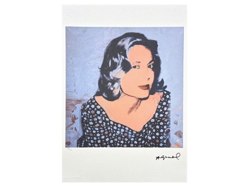 Nach Andy Warhol, Sao Schlumberger, 1980er Jahre, Lithografie – lithos zeefdrukken, Paper