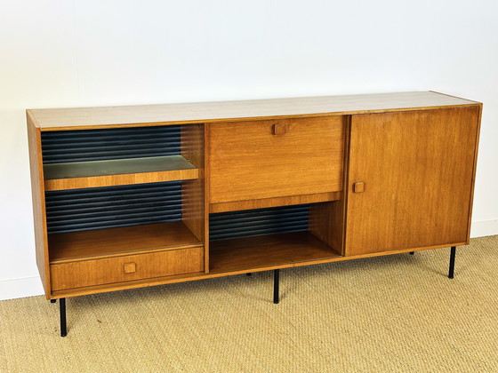 Image 1 of Enfilade haute scandinave en teck 1960