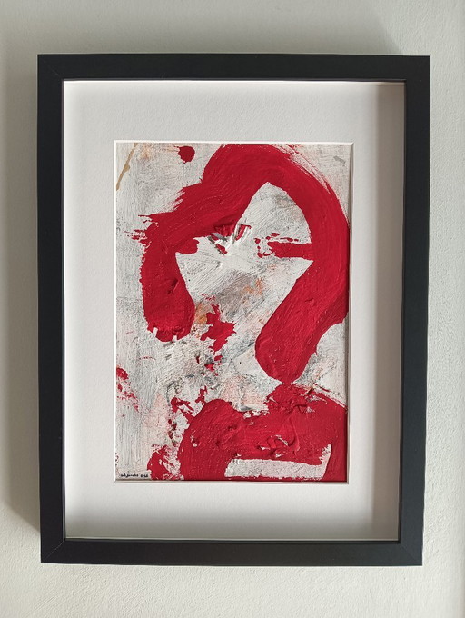 Arte Bruto - La dama de rojo
